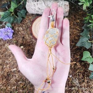 Raw Green Aventurine Keychain #12